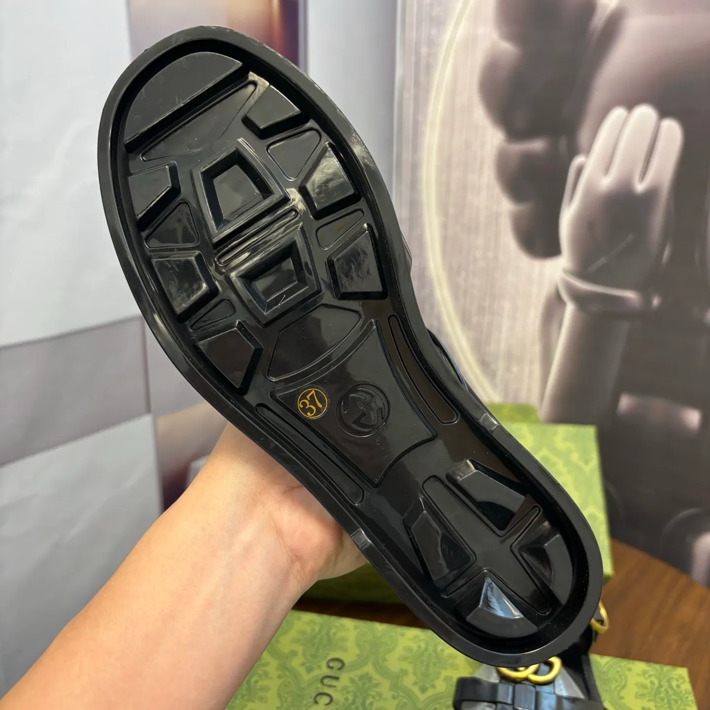 Men's shoes 260💰 [Gucci] Counter quality, top-quality original goods, real photos! Original TPU material, fine workmanship, comfortable; genuine 1:1 replica Size: 36 ~ 46 Half drag: 38 ~ 45